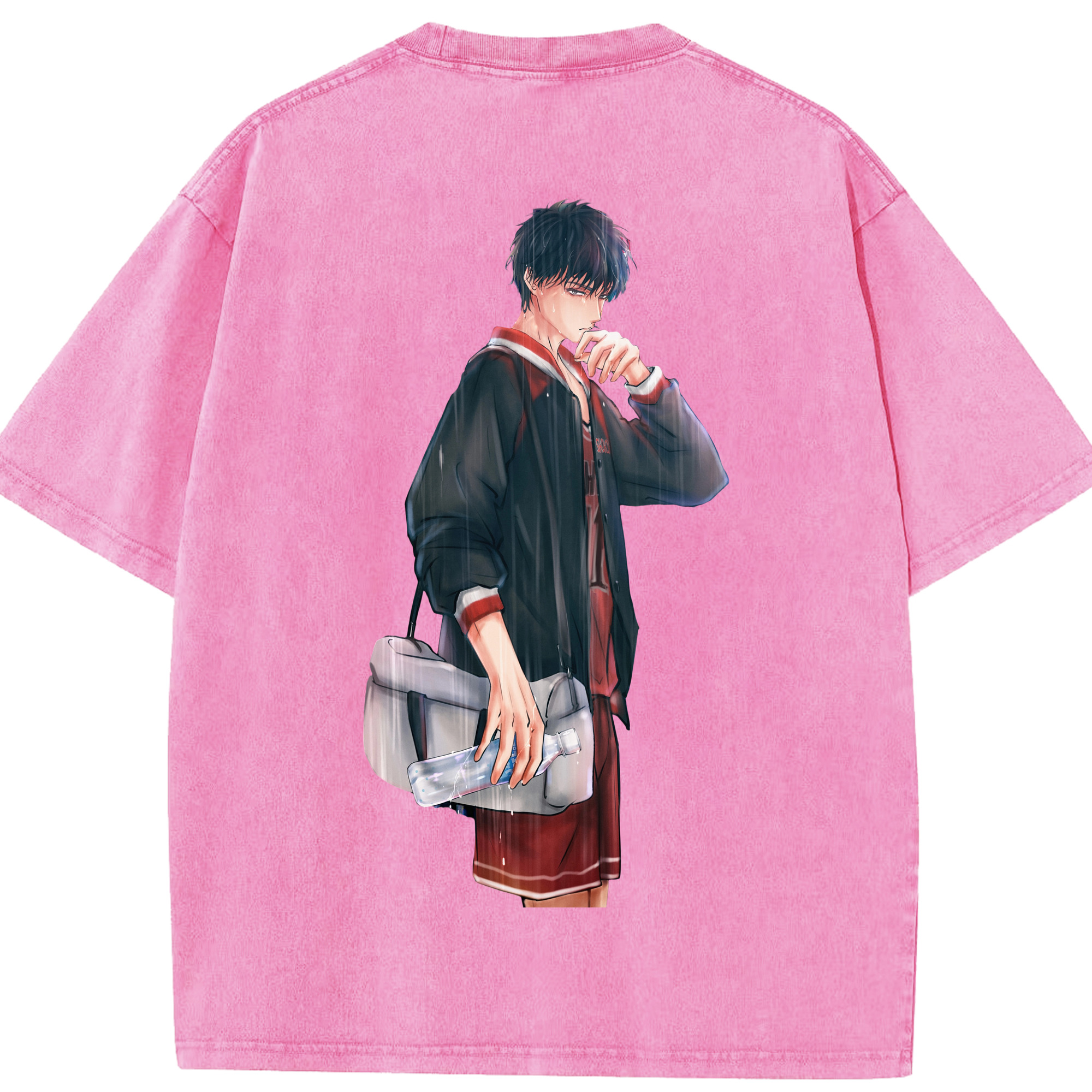 （画像用） SLAM DUNK／スラムダンク 綿100% ヴィンテージ風 半袖Tシャツ（背面プリント）